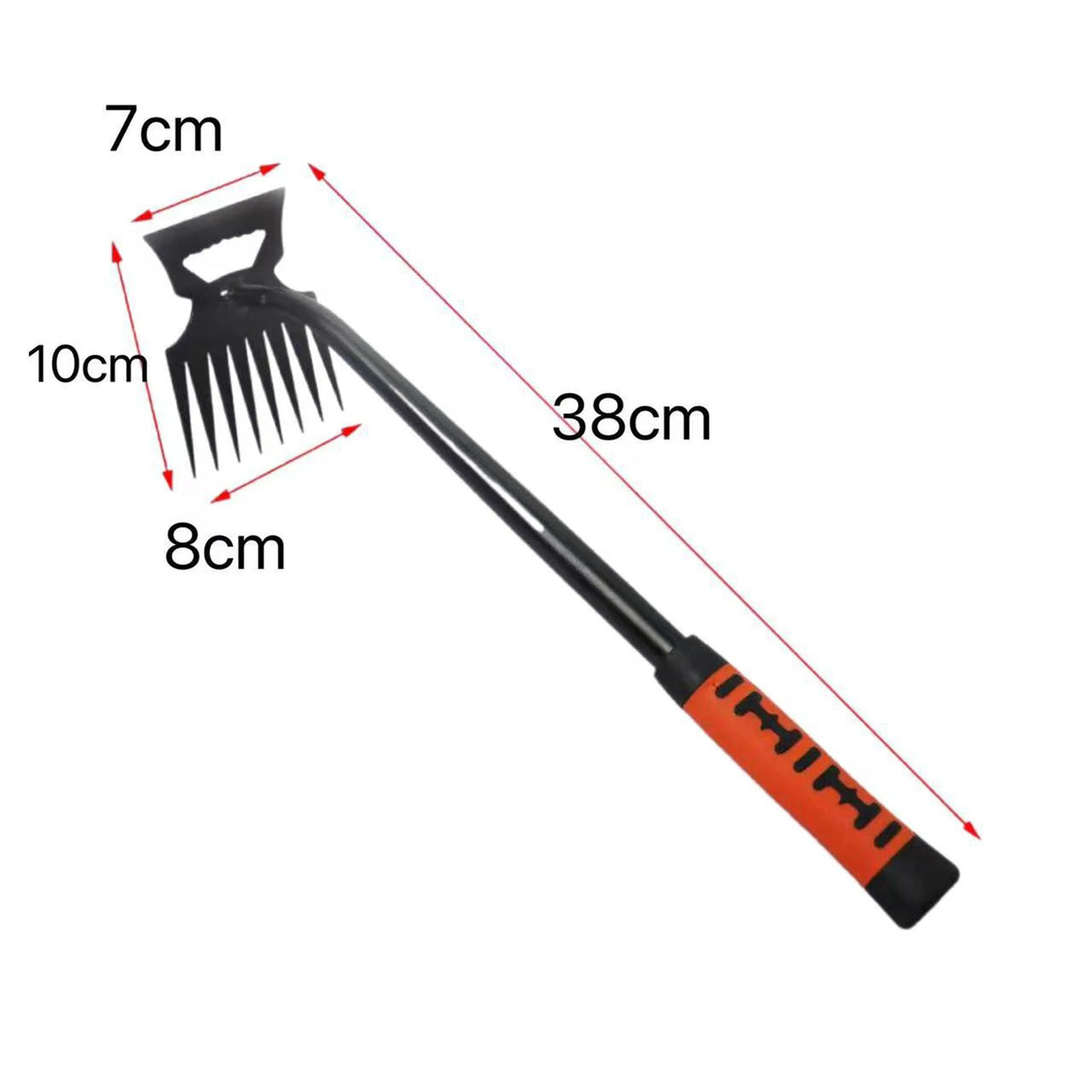 2-in-1 Garden Hoe & Rake – Dual-Head Steel Weeding & Soil Cultivator Tool