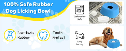 Slow Feed Lick Bowl for Dogs – Anti-Choking Feeding Bowl