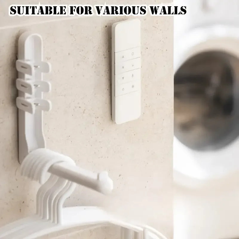 Magnetic Remote Control Holder (3PCS) – No-Drill Wall Mount Organiser