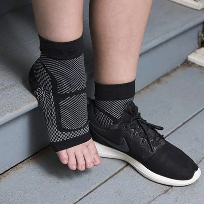 Compression Ankle Support Sleeves – 1 Pair for Sport, Exercise & Everyday Support