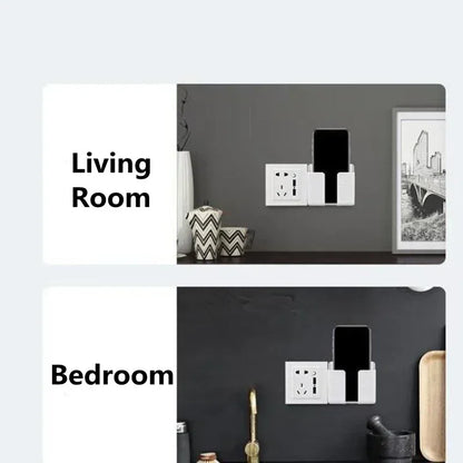 Wall Mounted Phone Holder with Charging Slot