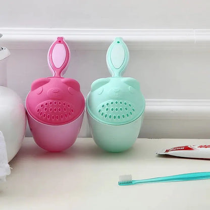 Baby Shampoo Rinse Cup with Forehead Shield – Toddler Bath Hair Washing Cup