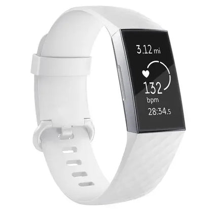 Fitbit Charge 3/3SE/4 Silicone Replacement Band (available in 2 sizes & 14 colours)