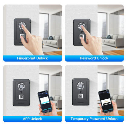 Bluetooth Fingerprint Key Lock Box