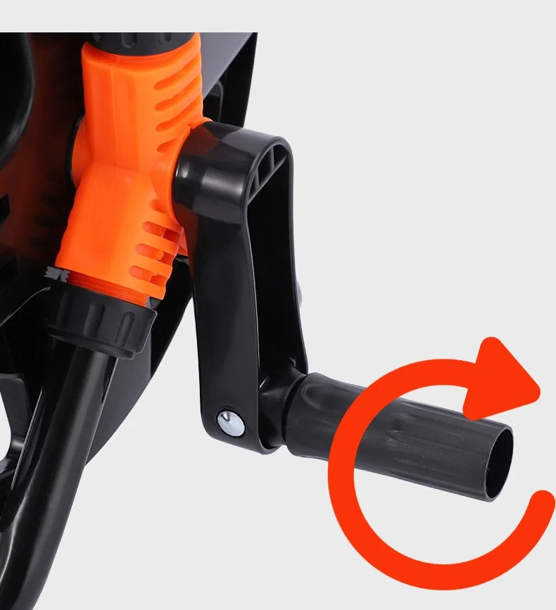 Portable Garden Hose Reel – Single-Arm Manual Hose Storage & Winding Rack