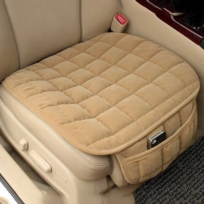 Universal Plush Car Seat Cushion – Anti-Slip All-Season Seat Protector