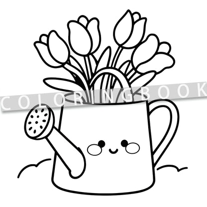 Bold & Easy Cute Colouring Book for Adults – Relaxing Cute-Themed Colouring Pages