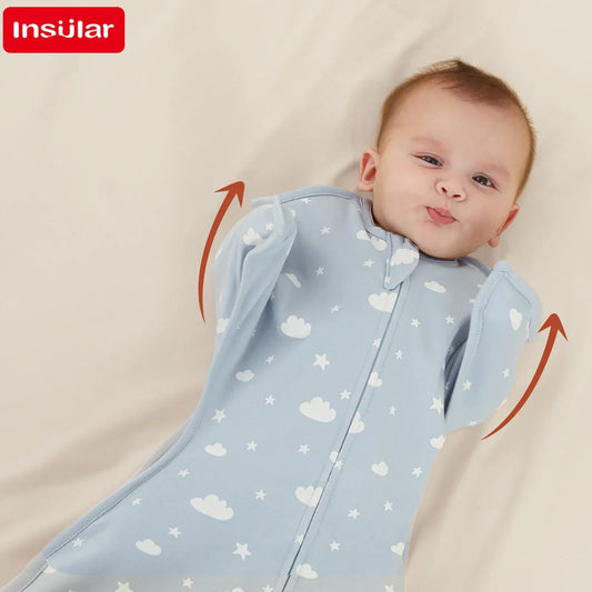 Lightweight Baby Sleep Sack – Breathable Cotton Swaddle Bag
