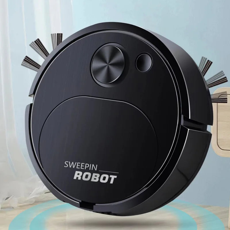 Mini Smart Robot Vacuum Cleaner – USB Rechargeable 3-in-1 Sweeper & Mop