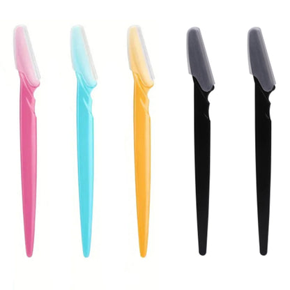 Eyebrow & Facial Razors – Precision Dermaplaning Razors with Safety Cover (5, 10 or 40 Pack)