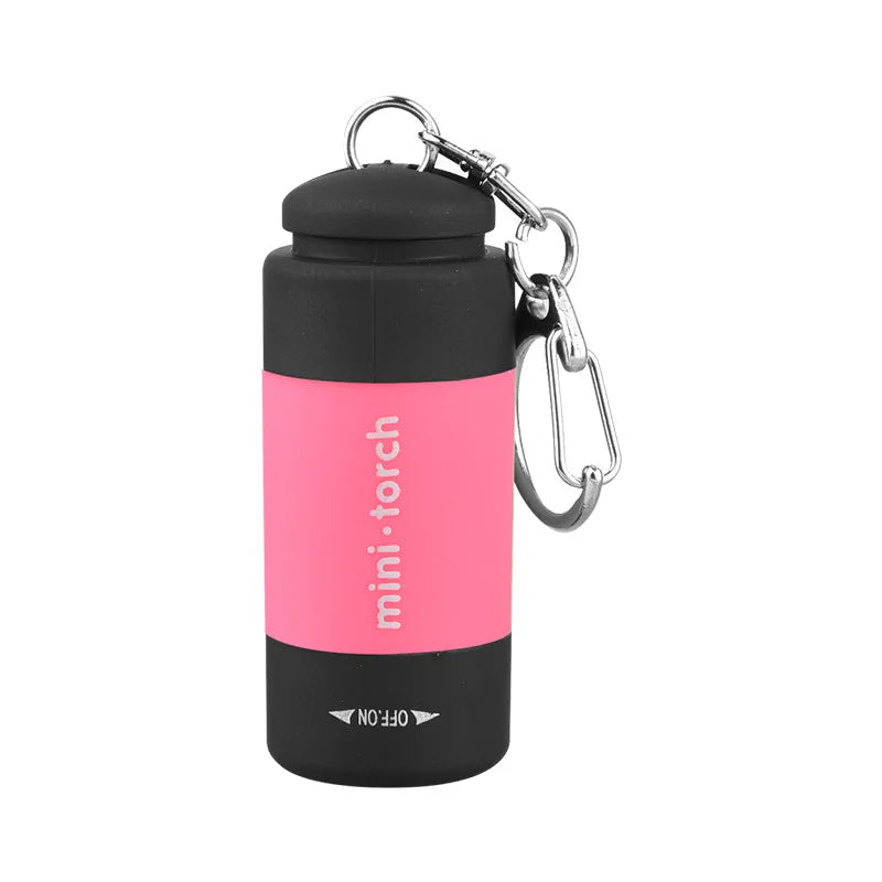 USB Rechargeable Mini Keychain Flashlight – Pocket LED Torch