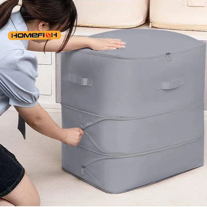Self-Compressing Storage Bag – Heavy Duty Clothes & Quilt Organiser
