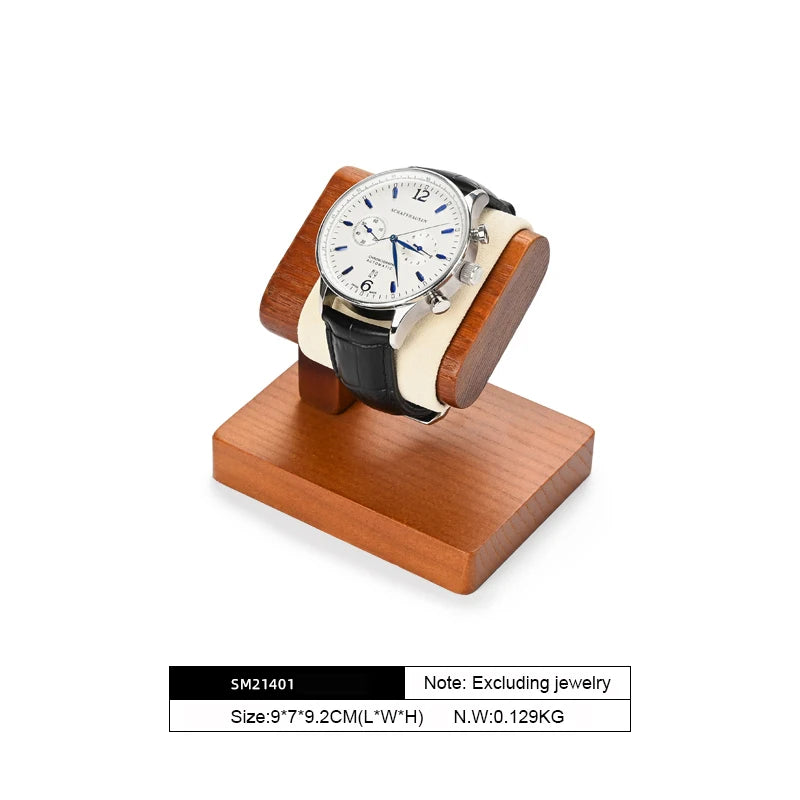 Wooden T-Shaped Watch & Bracelet Display Stand – Jewellery Storage Holder