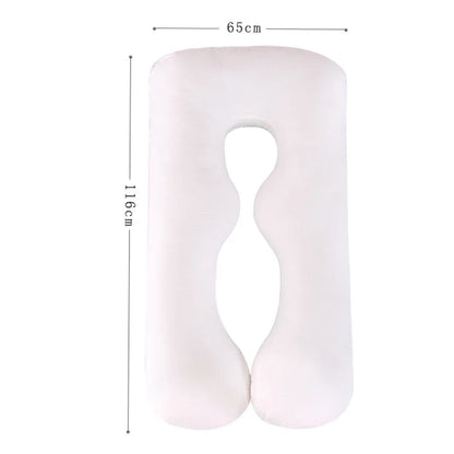 U-Shaped Pregnancy Pillow – Full Body Maternity Support Cushion (120 x 70cm)