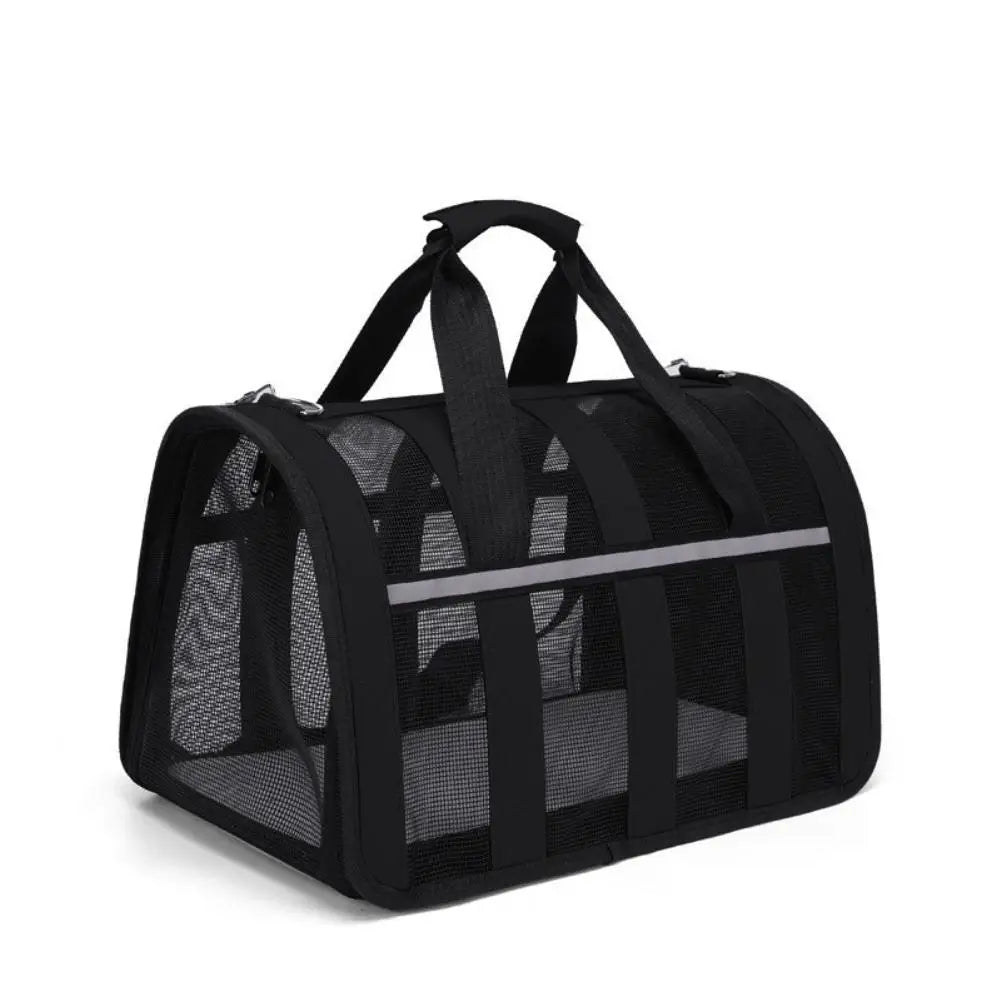 Soft-Sided Pet Carrier Bag – Portable Travel Carrier for Small Dogs & Cats