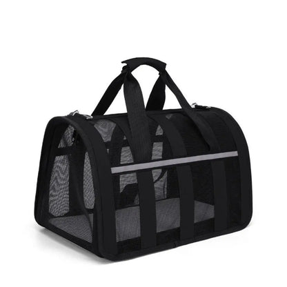 Soft-Sided Pet Carrier Bag – Portable Travel Carrier for Small Dogs & Cats