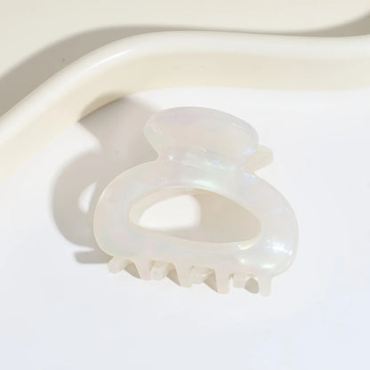 Elegant Oval Hair Claw Clip