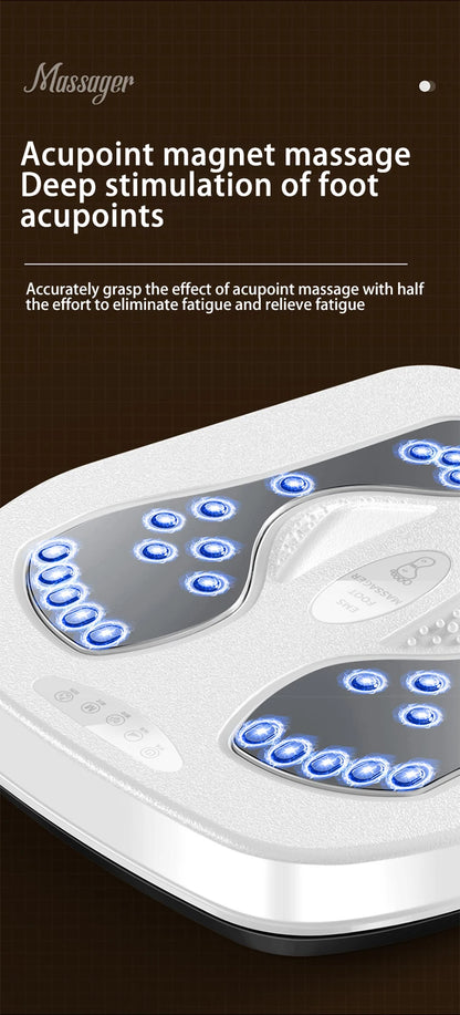Vibration Foot & Leg Massager with Heat – Adjustable Electric Relaxation Machine with Remote Control