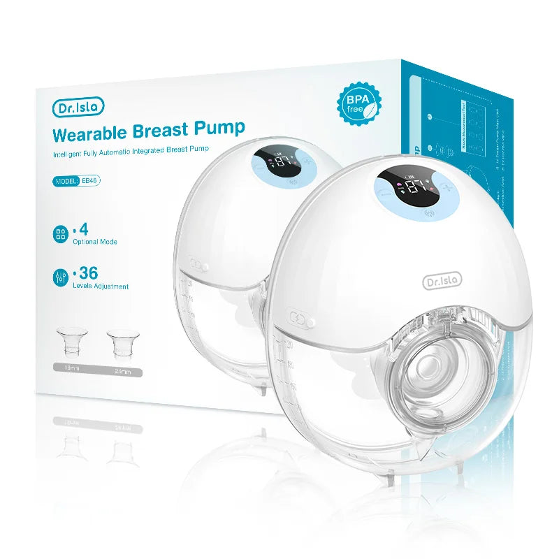 Hands-Free Wearable Breast Pump – Electric Pump with 4 Modes & 36 Levels
