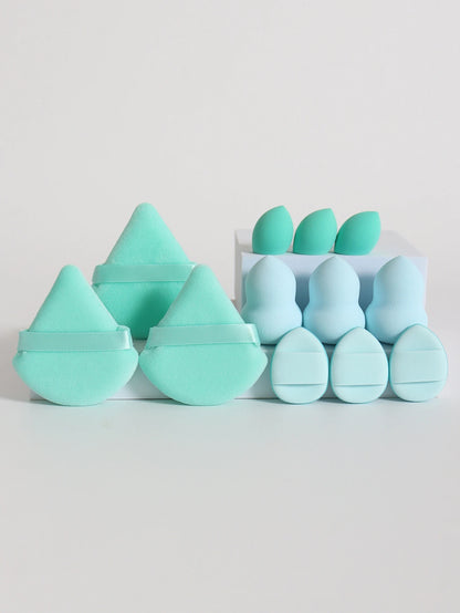 12-Piece Makeup Sponge & Powder Puff Set – Beauty Blenders, Cushion Puffs & Mini Makeup Sponges