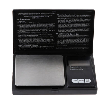Mini Jewelry Pocket Scale 0.01g Digital Stainless Steel Portable Balance (4 sizes available)