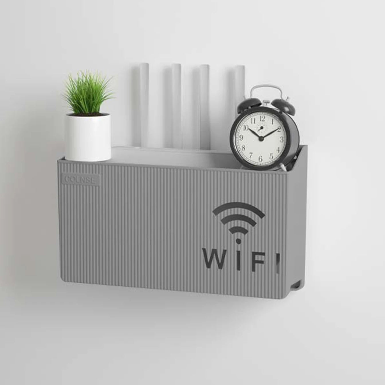 Wall Mounted Router Storage Shelf