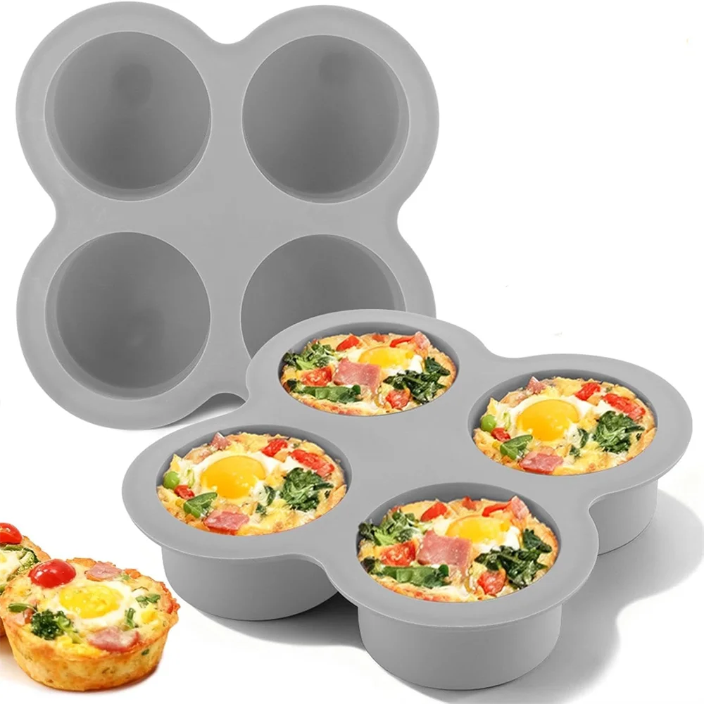 4-Cup Silicone Air Fryer Egg Bite Mould – Non-Stick Muffin & Mini Baking Pan