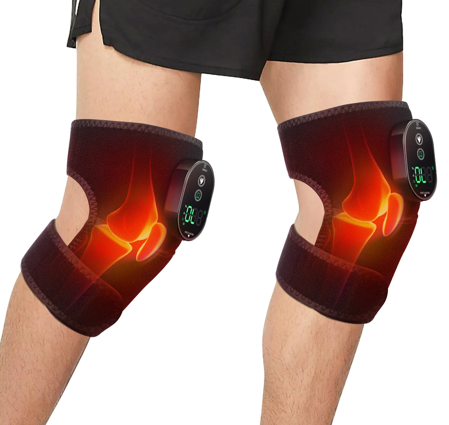 Wireless Heated Joint Wrap – Rechargeable Heat Therapy Brace for Knees, Shoulders & Elbows