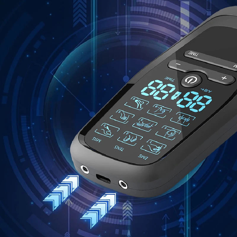TENS Muscle Stimulator – Electric Pulse Massager for Muscle Relaxation