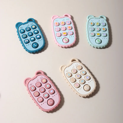 Silicone Baby Phone Teether – Mobile Phone Sensory Teething Toy