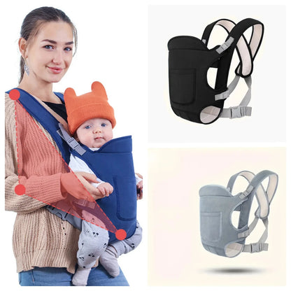 4-in-1 Ergonomic Baby Carrier – Breathable Newborn to Toddler Support