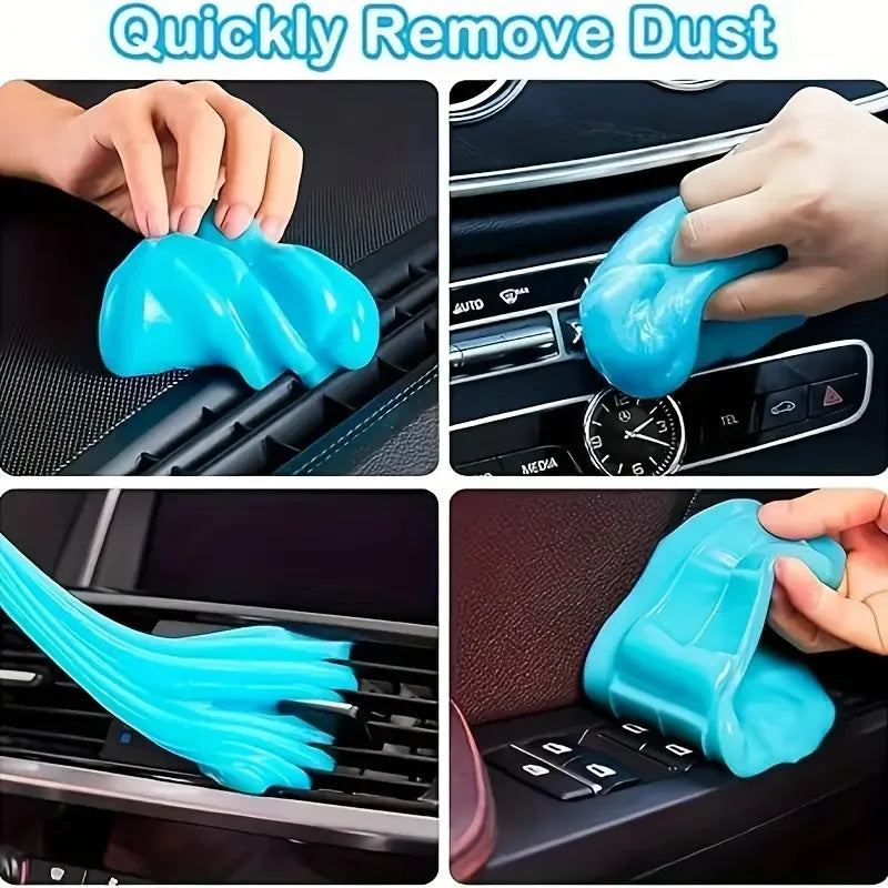 Car Cleaning Gel – Reusable Dust & Dirt Cleaning Slime for Car Interiors, Keyboards & Electronics (70g)
