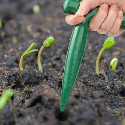 Garden Seed Planting Dibber – Handheld Hole Maker with Depth Scale