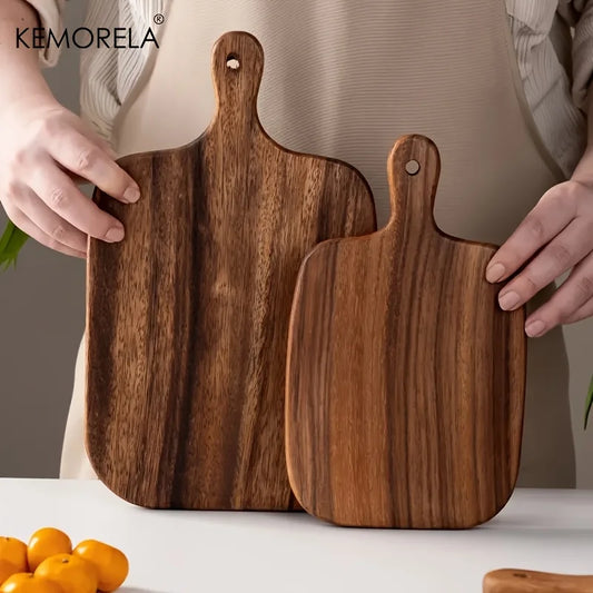 Wooden Serving Board – Durable Cutting Board for Bread, Cheese & Fruit