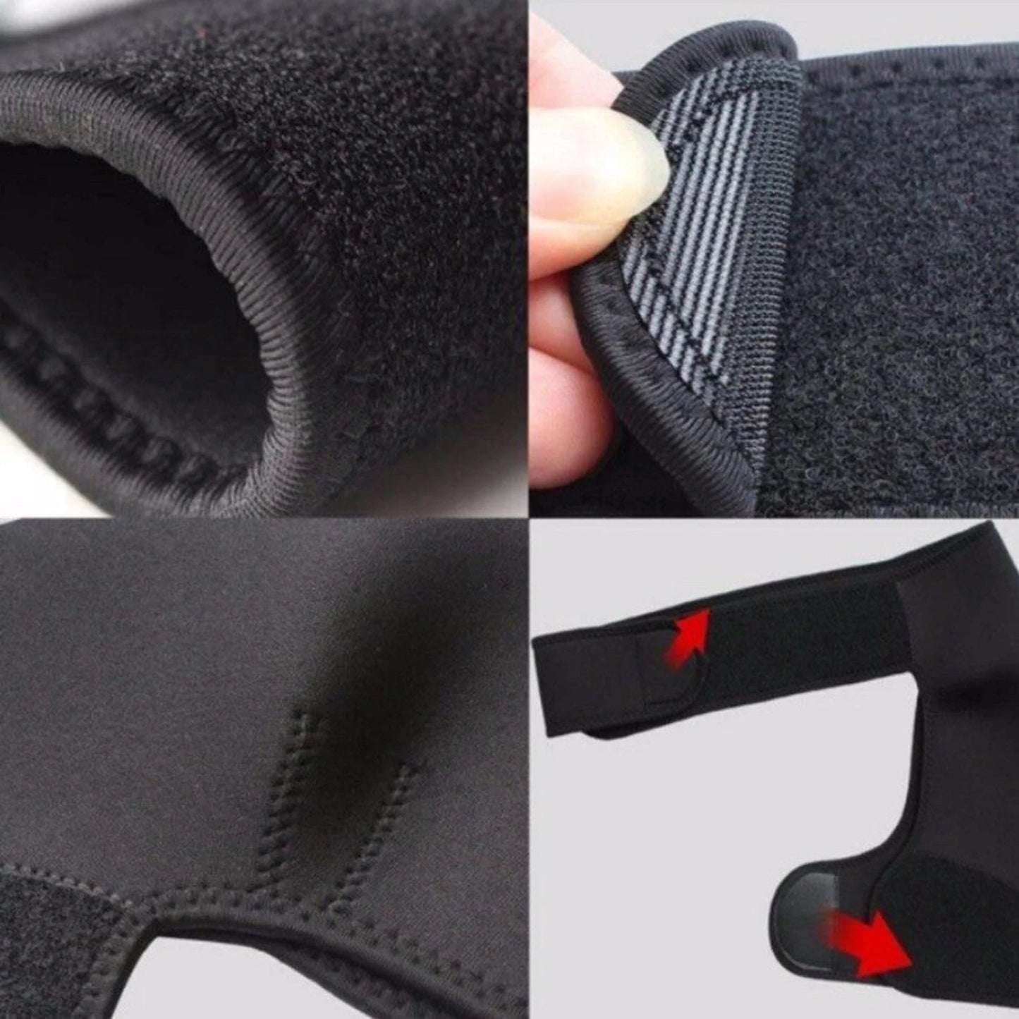 Heated Shoulder Support Brace – Compression Wrap for Pain Relief & Recovery