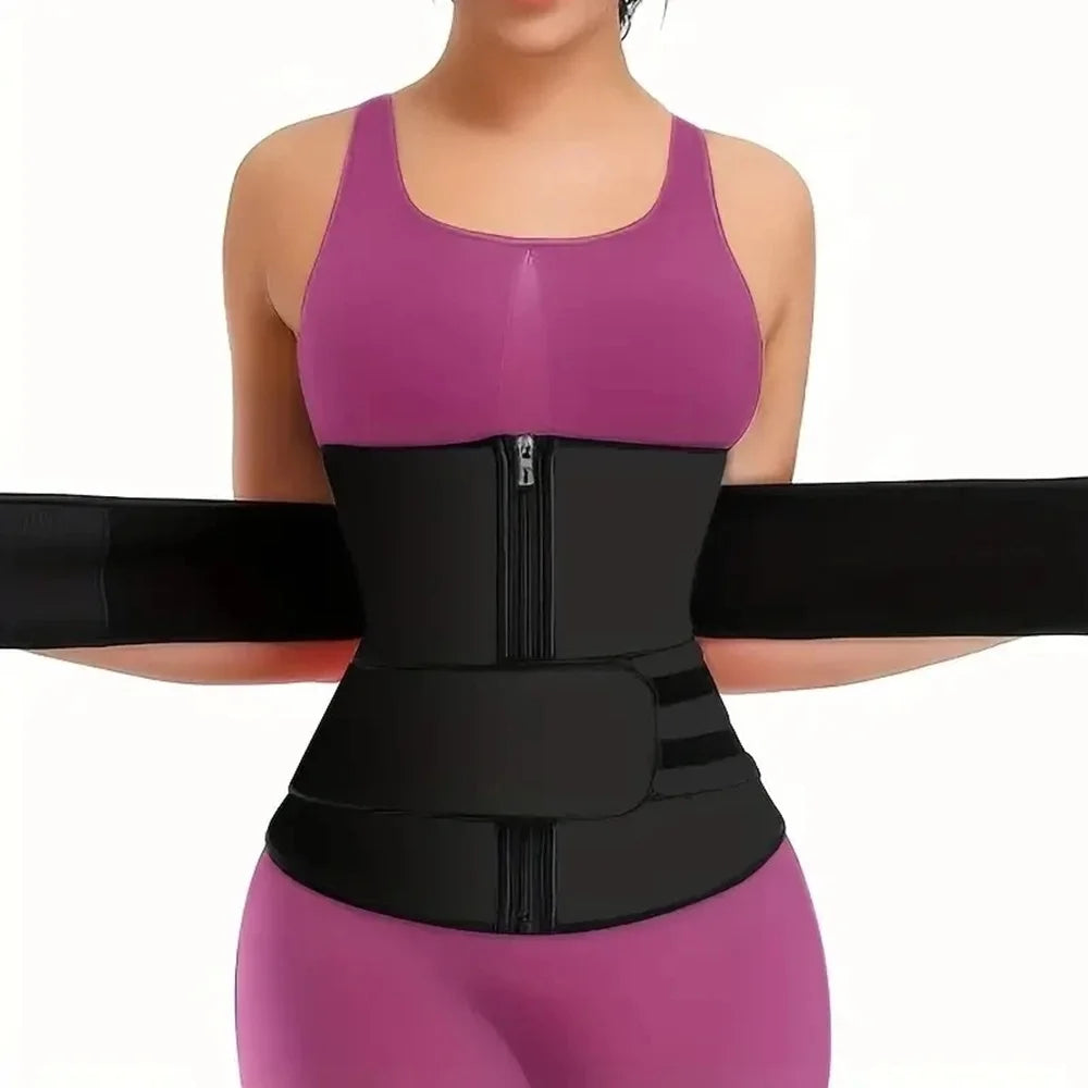 Fitness Waist Trainer – Slimming & Support Sweat Band