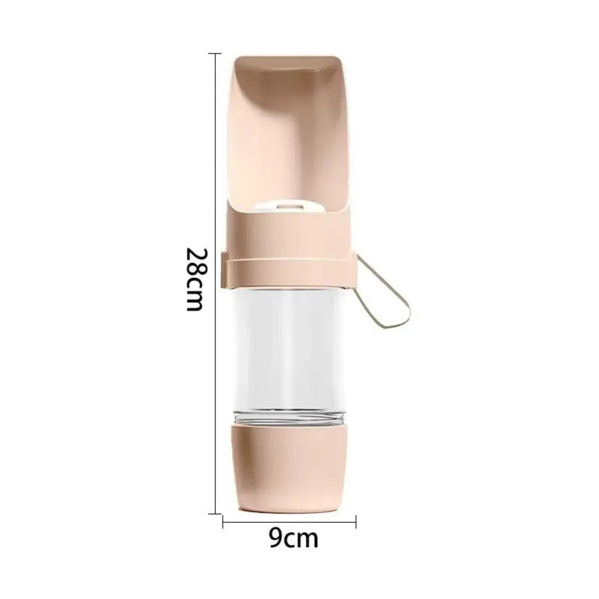 Portable Pet Water Bottle & Food Container – Travel Dog & Cat Feeding Bottle