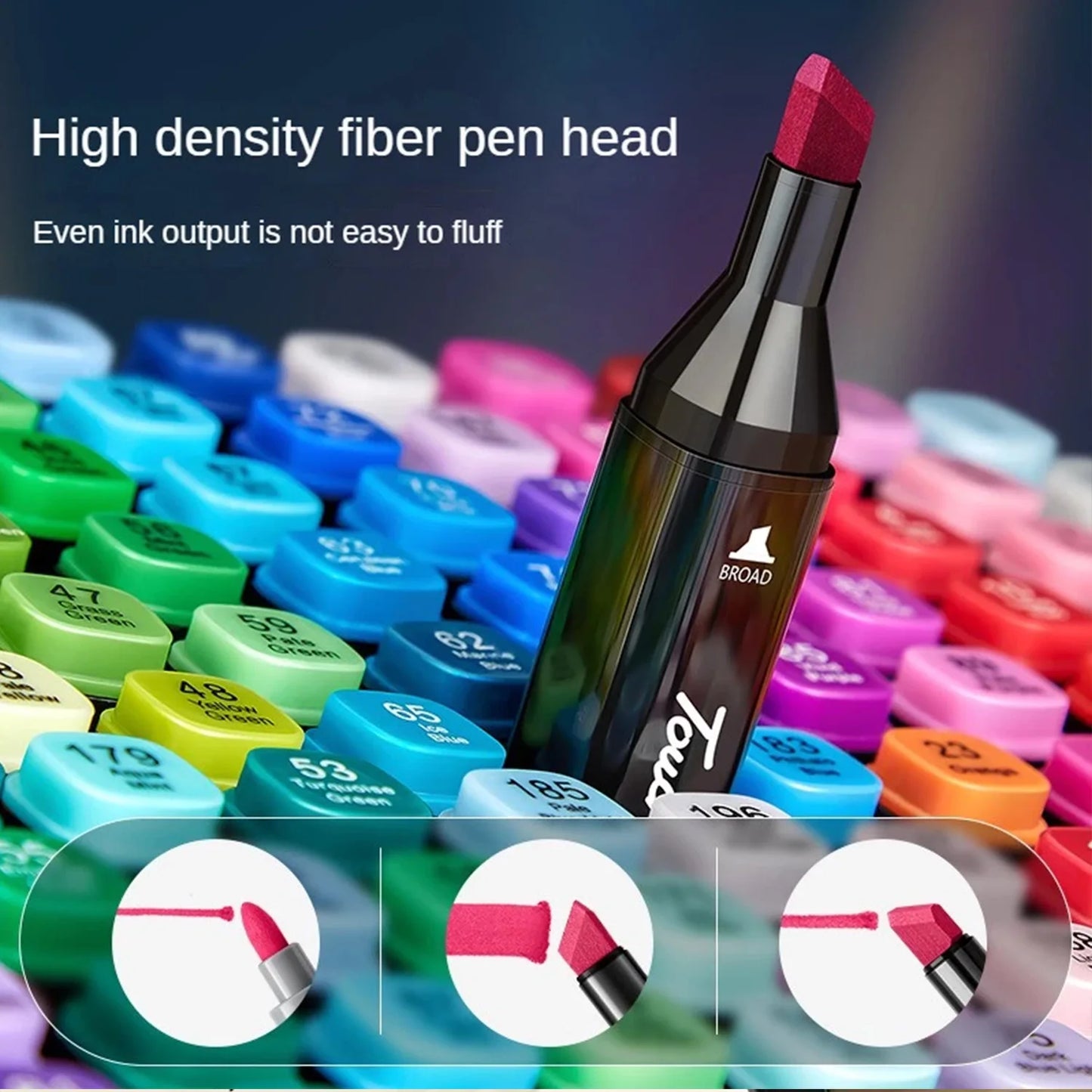 Dual Tip Alcohol Markers – Permanent Art & Illustration Marker Set (24–262 Colours)