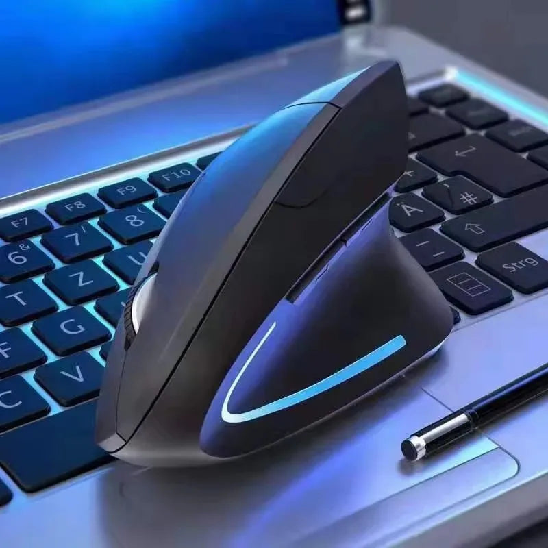 Ergonomic Vertical Wireless Mouse – 2.4GHz 6-Button Adjustable DPI