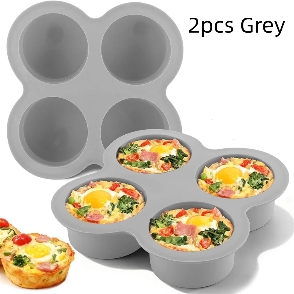 4-Cup Silicone Air Fryer Egg Bite Mould – Non-Stick Muffin & Mini Baking Pan