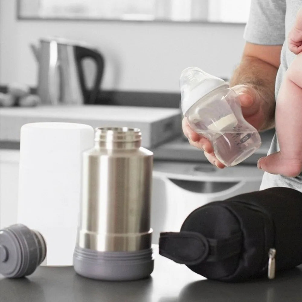 Insulated Baby Bottle Bag – Waterproof Thermal Milk Warmer with Shock Protection