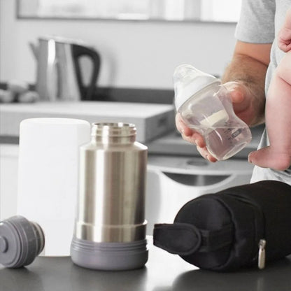 Insulated Baby Bottle Bag – Waterproof Thermal Milk Warmer with Shock Protection