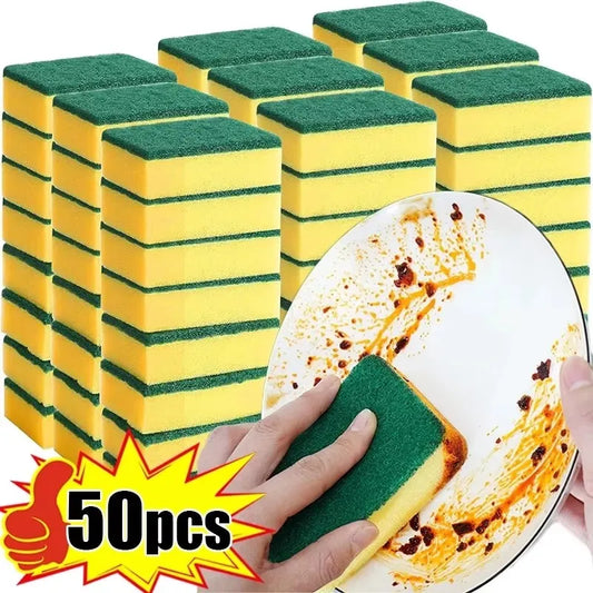 Kitchen Cleaning Sponges – Double-Sided Scrub Sponge Set