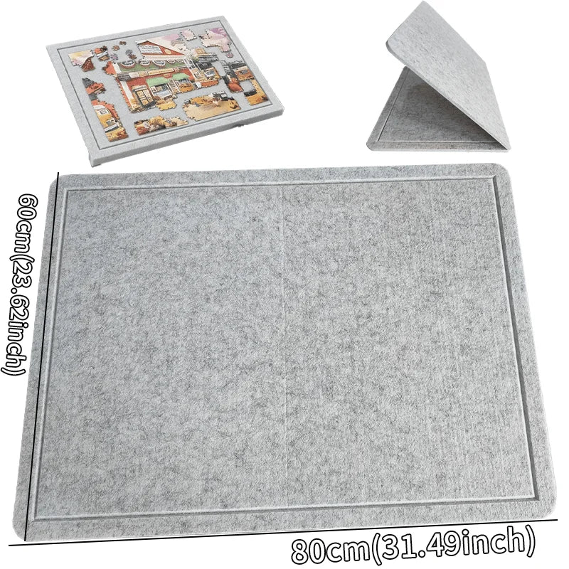 Portable Puzzle Board with Felt Mat – 1000 Piece Puzzle Table
