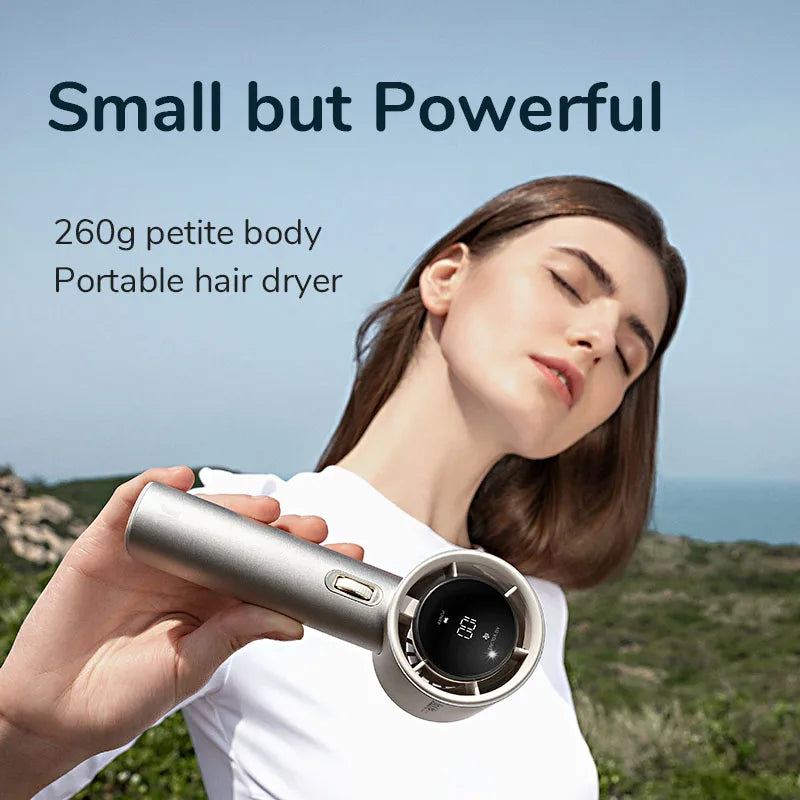 Portable Rechargeable Hand Fan – 100-Speed Mini Cooling Fan