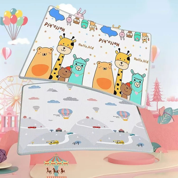 Foldable Baby Play Mat – Non-Toxic Double-Sided Crawling & Activity Mat