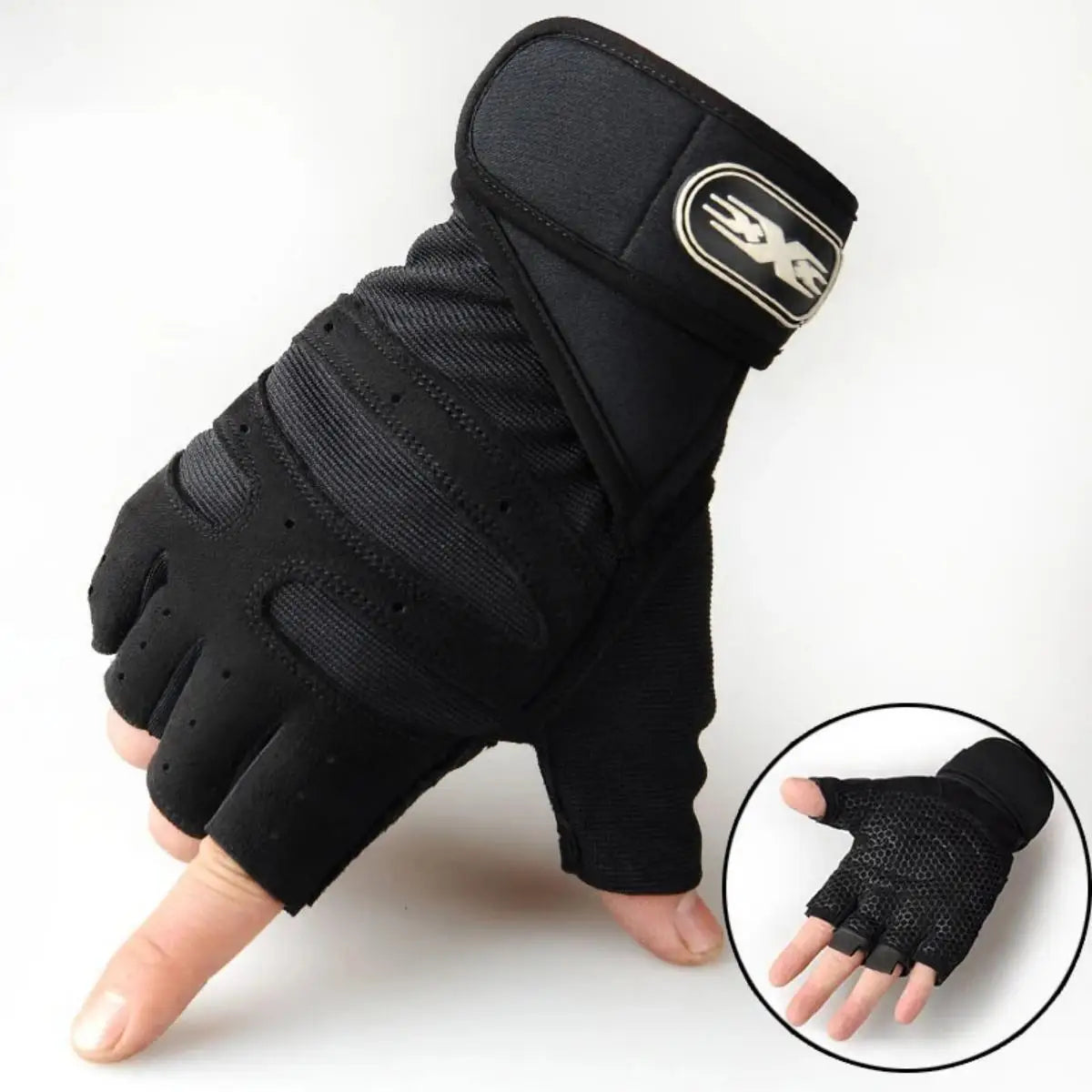 Fitness Weight Lifting Gloves – Shockproof Gym Gloves with Wrist Support