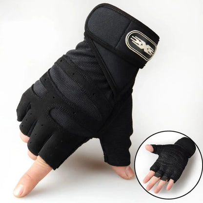 Fitness Weight Lifting Gloves – Shockproof Gym Gloves with Wrist Support