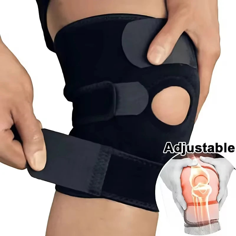 Breathable Adjustable Knee Brace – Compression Knee Support for Exercise & Everyday Comfort