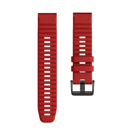 QuickFit Silicone Strap for the Garmin Descent MK1/MK2/MK2i, Enduro/2, Tactix Delta (26mm) (10 colours available)